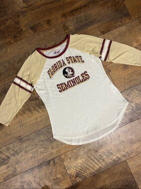 4HER FSU Seminoles Raglan Tee - Size M, EUC